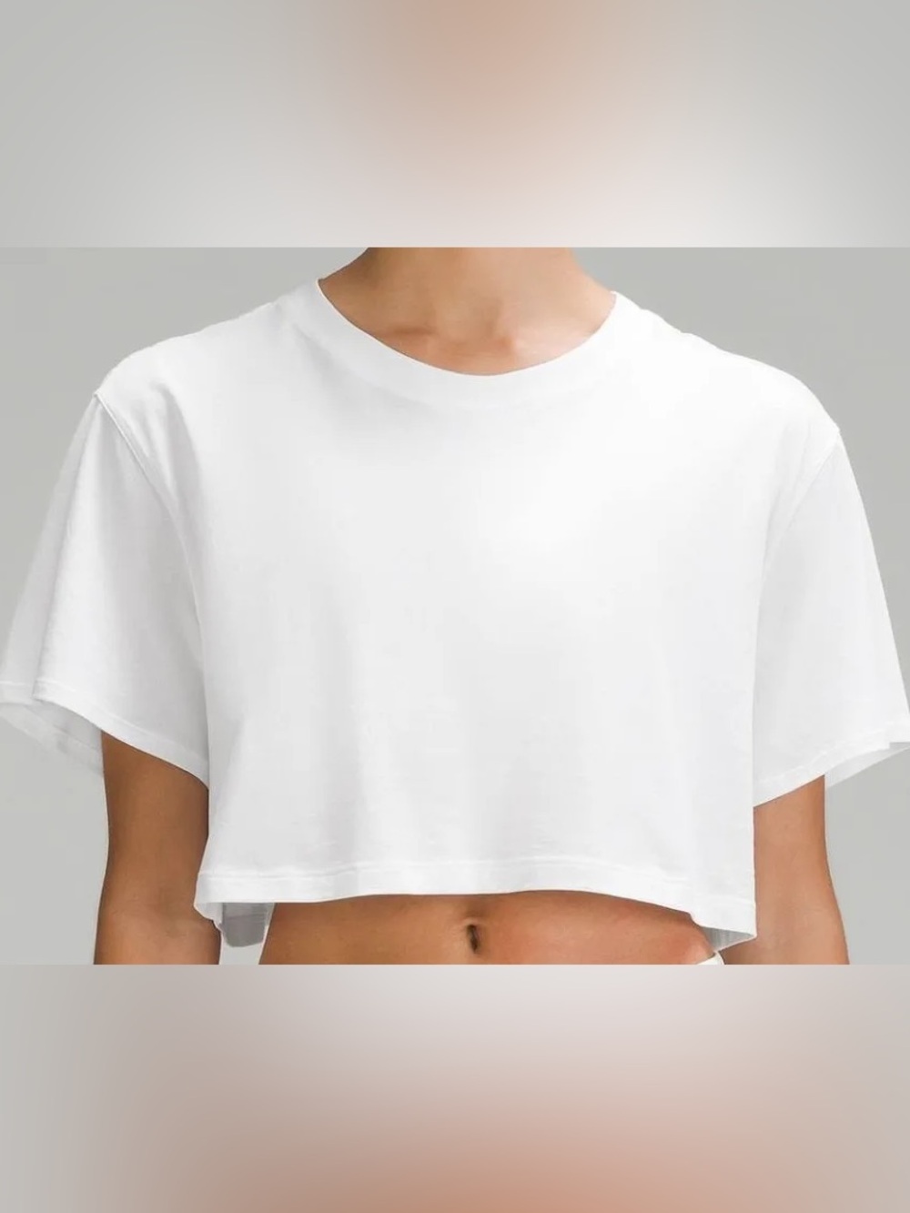 Lululemon All Yours Cropped Tee